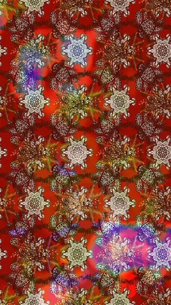 Çizim kalıbı. Organik motif arka planı. Ultraviyole kumaş deseni. Raster illüstrasyonu.