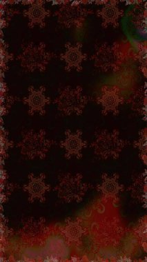 Hediye ambalaj kağıdı, tebrik kartları, posterler ve pankart tasarımı. Raster düz çiçekleri pürüzsüz desen. Siyah ve kahverengi renkte çiçekler.