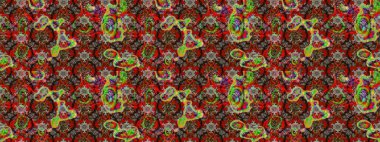 Raster illüstrasyonu. Kırmızı, kahverengi ve gri renkte şirin çiçekler. Küçük çiçekli basit bir çiçek çizimi. Moda baskısı, albüm, ambalaj kağıdı, duvar kağıdı için zarif dekoratif süslemeler..