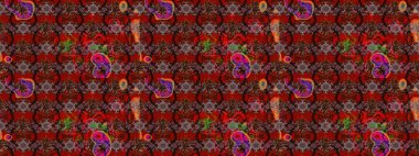 Nazik, narin çiçek arkaplanı. Çiçekli karalama şeklinde Raster çiçek deseni. Kahverengi, kırmızı ve siyah renkte çiçekler.