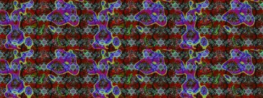 Eskiz Vintage Çiçek Deseni. Raster Kalça dokusu deseni.