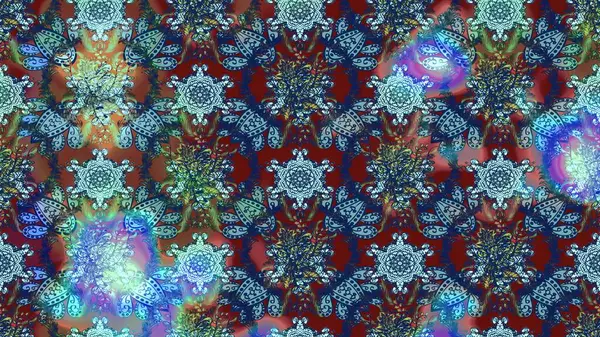 Raster kına dövme tarzı. Hint çiçek desenli madalyon desen. Etnik Mandala süsleme. Tekstil, tebrik kartı, boyama kitabı, telefon durumda yazdırma için kullanılabilir.