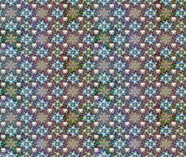 Moda baskıları için zarif bir şablon. Motley illüstrasyonu. Küçük çiçekte güzel bir desen. Kahverengi çiçekli bahar çiçekleri. Küçük renkli çiçekler..