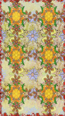 Büyük bir çiçek boyası seti. Kartlar, davetiyeler, tarih kartları ve daha fazlası için kullanılabilir. Tatlı suluboya desenli dikişsiz çiçek deseni.