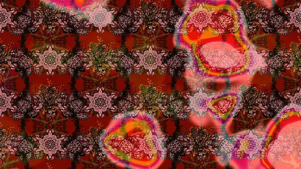 Tekstil, kumaş, kapaklar, duvar kağıtları, baskı, naylon, koleksiyon defteri, örgü, dekupaj için güzel bir eskiz. Küçük kahverengi, kırmızı ve pembe çiçeklerle oldukça kaliteli besin torbası deseni.