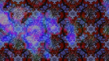 Mor, mavi ve gri renkte çiçekler. Düz Çiçek Elementleri Tasarım Raster illüstrasyonu. Renkli Bahar Teması eskiz kalıbı. Çiçek eskiz kalıbı geçmişi.