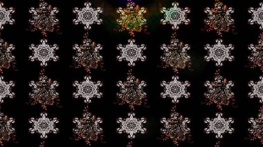 Raster illüstrasyonu. Çiçekli karalama şeklinde Raster çiçek deseni. Nazikçe, yaz çiçekleri siyah renklerde.