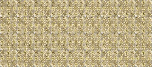 Damask arkaplanı. Altın çiçekli, pürüzsüz desen. Bej, nötr ve gri renklerde altın bir element. Barok tarzında altın çiçekli süs..