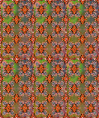 Raster illüstrasyonu. Eski usul. Kumaş, tekstil, duvar kağıdı baskısı için. Tomurcukları papatya çiçekleri olan sevimli bir çiçek deseni. Kusursuz bir geçmişi var. Miles Fleur, dandik süs.