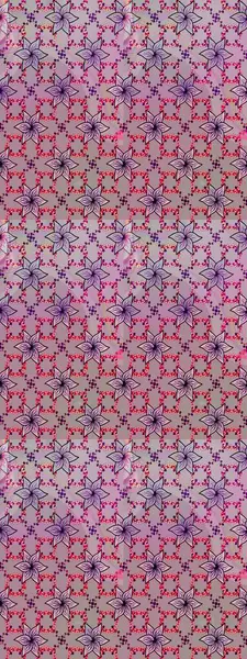 Süslü kumaş deseni. Renkli Bahar Temalı Kusursuz Arkaplan. Düz Çiçek Elementleri Tasarımı. Raster illüstrasyonunda kusursuz çiçek deseni.