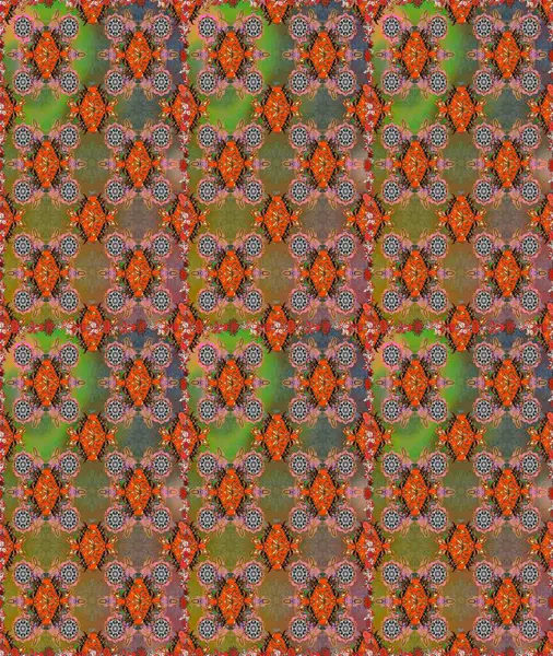 Raster illüstrasyonu. Eski usul. Kumaş, tekstil, duvar kağıdı baskısı için. Tomurcukları papatya çiçekleri olan sevimli bir çiçek deseni. Kusursuz bir geçmişi var. Miles Fleur, dandik süs.