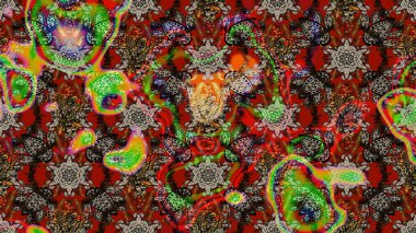 Yumuşak, bahar çiçekli arka plan. Çiçekler kahverengi, kırmızı ve gri renklerde. Raster çiçek desenli ve çiçekli..