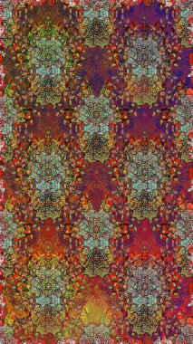 Raster illüstrasyonu. Modaya uygun kumaş deseni. Küçük çiçekteki sevimli çiçek deseni. Kusursuz Tony kumaş deseni.