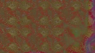 Renkli unsurlarla hareketli arka plan görüntüleri. Çiçekler. Eski model. Bayrak tarzı. Video kaydı. Şablon. Döngü. Kusursuz.. 