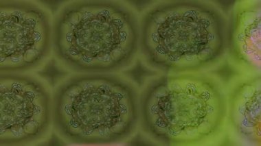 Renkli unsurlarla hareketli arka plan görüntüleri. Çiçekler. Eski model. Bayrak tarzı. Video kaydı. Şablon. Döngü. Kusursuz.. 