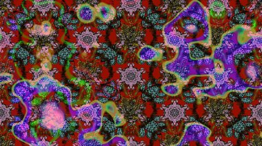 Eskiz Vintage Çiçek Deseni. Raster Kalça dokusu deseni.