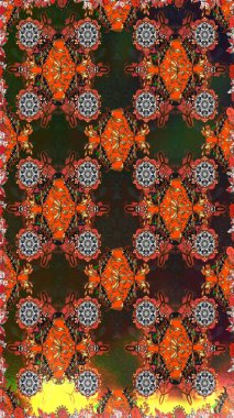 Eskiz Vintage Çiçek Deseni. Raster Kalça dokusu deseni.