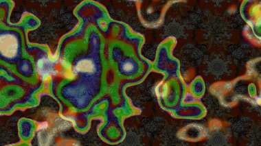 Raster Güzel kumaş deseni. Raster suluboya çiçek deseni, narin çiçekler, kahverengi, gri ve yeşil çiçekler, tebrik kartı şablonu..