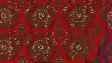 Renkli unsurlarla hareketli arka plan görüntüleri. Çiçekler. Eski model. Bayrak tarzı. Video kaydı. Şablon. Döngü. Kusursuz.. 