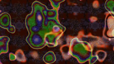 Kahverengi, yeşil ve gri renklerde Asya tekstili. Raster illüstrasyonu. Suluboya çiçekli çiçek deseni.