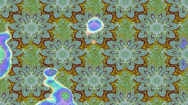 Küçük çiçekte güzel bir çiçek deseni var. Raster deseni. Çiçekli çiçek deseni, suluboya..