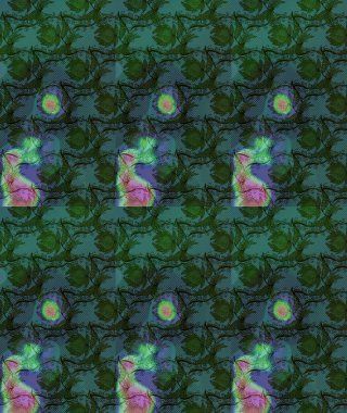 Yeşil renkte çiçek çizimi. Çiçek deseni. Şatafatlı bahar bahçesi dokusu. Raster illüstrasyonu. Yeşil renkte çiçekler.