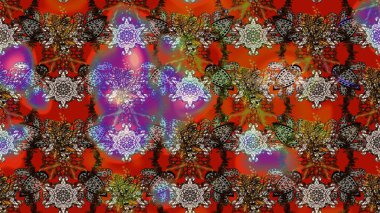 Tatil havası. Nazik romantik baskı. Bahar mevsimi. Çiçekler kahverengi, kırmızı ve gri renklerde. Raster güzel bir çiçek deseni çiziyor..