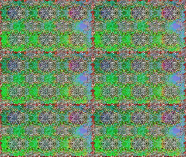 Yeşil ve nötr el çizimi desen. Sanat insana ilham verir ve doğal bir şekilde çiçek bırakır. Raster deseni. Karalama çiçekleri kusursuz desen.