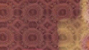 Renkli unsurlarla hareketli arka plan görüntüleri. Çiçekler. Eski model. Bayrak tarzı. Video kaydı. Şablon. Döngü. Kusursuz.. 