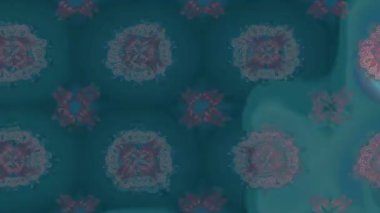 Renkli unsurlarla hareketli arka plan görüntüleri. Çiçekler. Eski model. Bayrak tarzı. Video kaydı. Şablon. Döngü. Kusursuz.. 