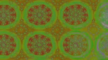 Renkli unsurlarla hareketli arka plan görüntüleri. Çiçekler. Eski model. Bayrak tarzı. Video kaydı. Şablon. Döngü. Kusursuz.. 
