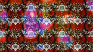 Çiçekli çiçek deseni, suluboya. Kahverengi, kırmızı ve gri renkte çiçekler. Renkli bahar temalı eskiz kalıbı. Düz Çiçek Elementleri Tasarım Raster illüstrasyonu.