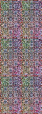 Tarafsız ve gri renklerde çiçekler. Raster illüstrasyonunda kusursuz çiçek deseni.