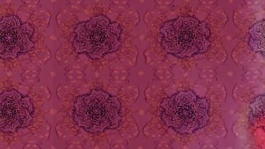 Renkli unsurlarla hareketli arka plan görüntüleri. Çiçekler. Eski model. Bayrak tarzı. Video kaydı. Şablon. Döngü. Kusursuz.. 