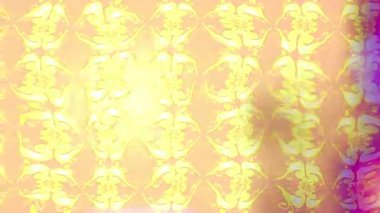 Renkli unsurlarla hareketli arka plan görüntüleri. Çiçekler. Eski model. Bayrak tarzı. Video kaydı. Şablon. Döngü. Kusursuz.. 