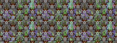 Raster illüstrasyonu. Gri renkli çiçekler. Çizim çiçek deseni duvar kağıdı için kullanılabilir.