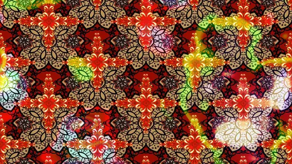 Suluboya çizim kalıbı. Suluboya tarzında kırmızı renkte çiçekler. Çiçek izi.