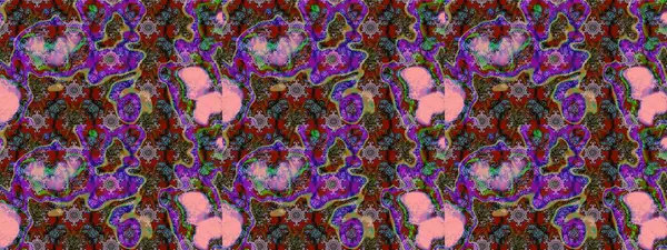 Klasik taslak çizimi. Raster çiçek izi. Raster Yumuşak kumaş deseni. Çiçek kahverengi, kırmızı ve nötr çizim deseni.