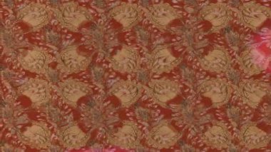 Renkli unsurlarla hareketli arka plan görüntüleri. Çiçekler. Eski model. Bayrak tarzı. Video kaydı. Şablon. Döngü. Kusursuz.. 