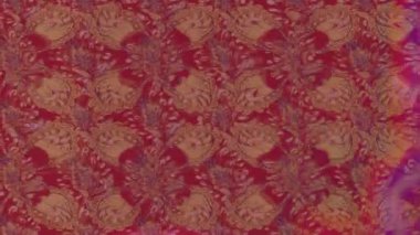 Renkli unsurlarla hareketli arka plan görüntüleri. Çiçekler. Eski model. Bayrak tarzı. Video kaydı. Şablon. Döngü. Kusursuz.. 