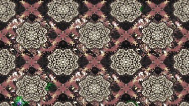 Renkli Bahar Teması eskiz kalıbı. Raster illüstrasyonu. Gri renkli, zarif çiçek buketli suluboya. Düz Çiçek Elementleri Tasarımı.