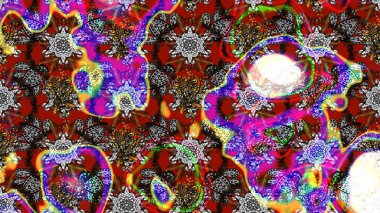 Küçük çaplı çiçeklerdeki basit şirin desenler. Tekstil veya kitap kapakları, imalat, duvar kağıtları, baskı, hediye paketi ve yapıştırma kitabı için çiçek eskizi geçmişi. Raster illüstrasyonu.