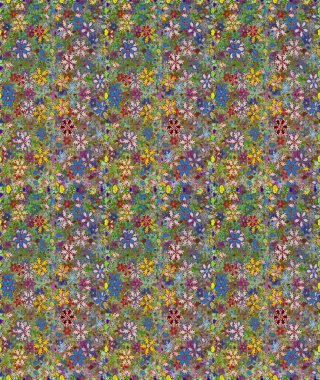 Tatil havası. Bahar mevsimi. Raster dikişsiz şirin çiçek deseni. Nazik romantik baskı.