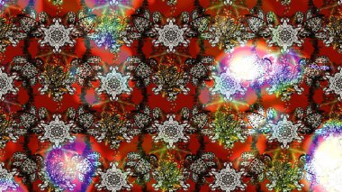 Vadinin çiçekleri kahverengi, gri ve kırmızı renklerde. Raster çiçek desenleri çiziyor..