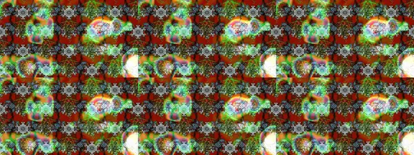 Raster illüstrasyonu. Yeşil, kahverengi ve nötr renklerde çiçekler. Yeşil, kahverengi ve nötr renkler üzerine çiçek çizimi. Şatafatlı bahar bahçesi dokusu. Çiçek deseni.