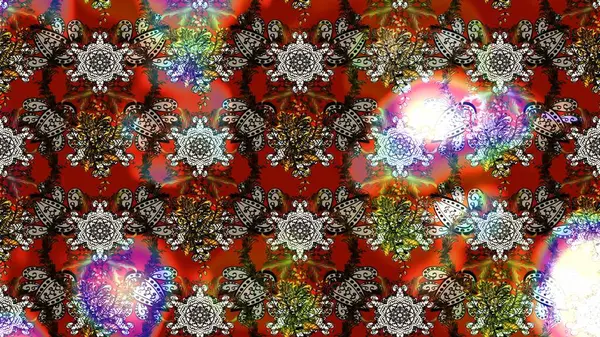 Vadinin çiçekleri kahverengi, gri ve kırmızı renklerde. Raster çiçek desenleri çiziyor..