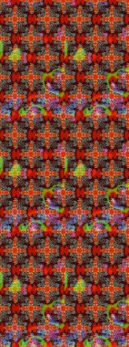 Raster suluboya çiçek deseni, narin çiçekler, kırmızı çiçekler, tebrik kartı şablonu. Raster Güzel kumaş deseni.