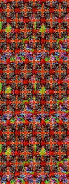 Raster suluboya çiçek deseni, narin çiçekler, kırmızı çiçekler, tebrik kartı şablonu. Raster Güzel kumaş deseni.