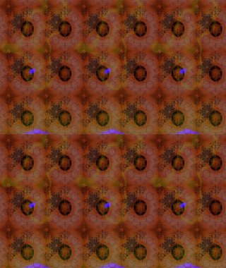 Sevimli çiçek raster deseni. Kahverengi renkli çiçekler. Düz Çiçek Elementleri Tasarımı. Renk Bahar Teması eskiz şablonu.