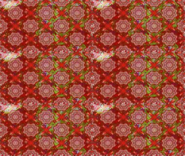 Kusursuz bir mahsul. Renkli Bahar Temalı Kusursuz Arkaplan. Düz Çiçek Elementleri Tasarımı. Raster Şirin kumaş deseni.